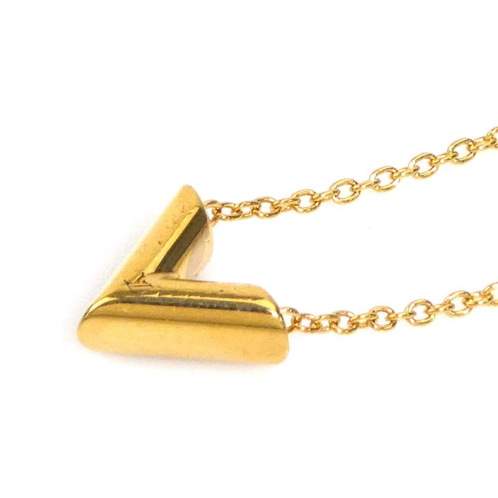LOUIS VUITTON Gold Necklace - Picture 3 of 11